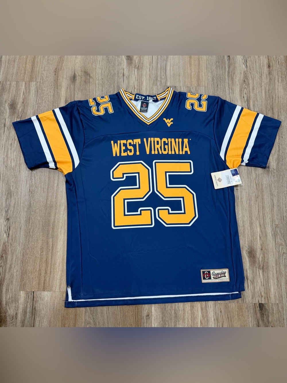 West Virginia Mountaineers Jarod Bowie Jersey Size XL